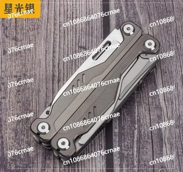 Titanium Alloy Combination Equipment High Hardness Multifunctional Folding Tool Clamp Outdoor Knife