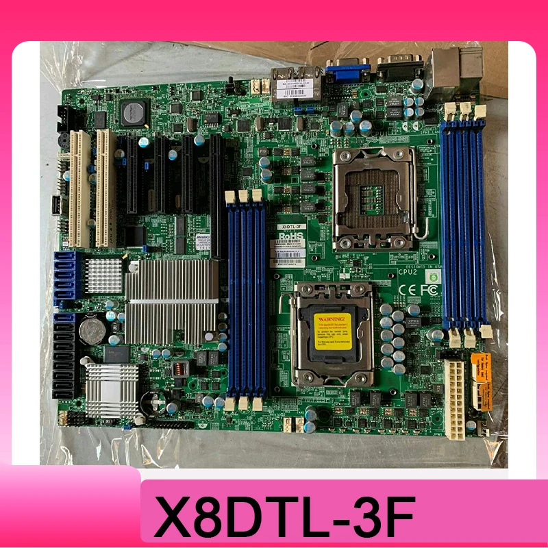 X8DTL-3F Motherboard DDR3 SATA2 PCI-E 2.0 Integrated IPMI 2.0 Xeon Processor 5600/5500 Series For Supermicro