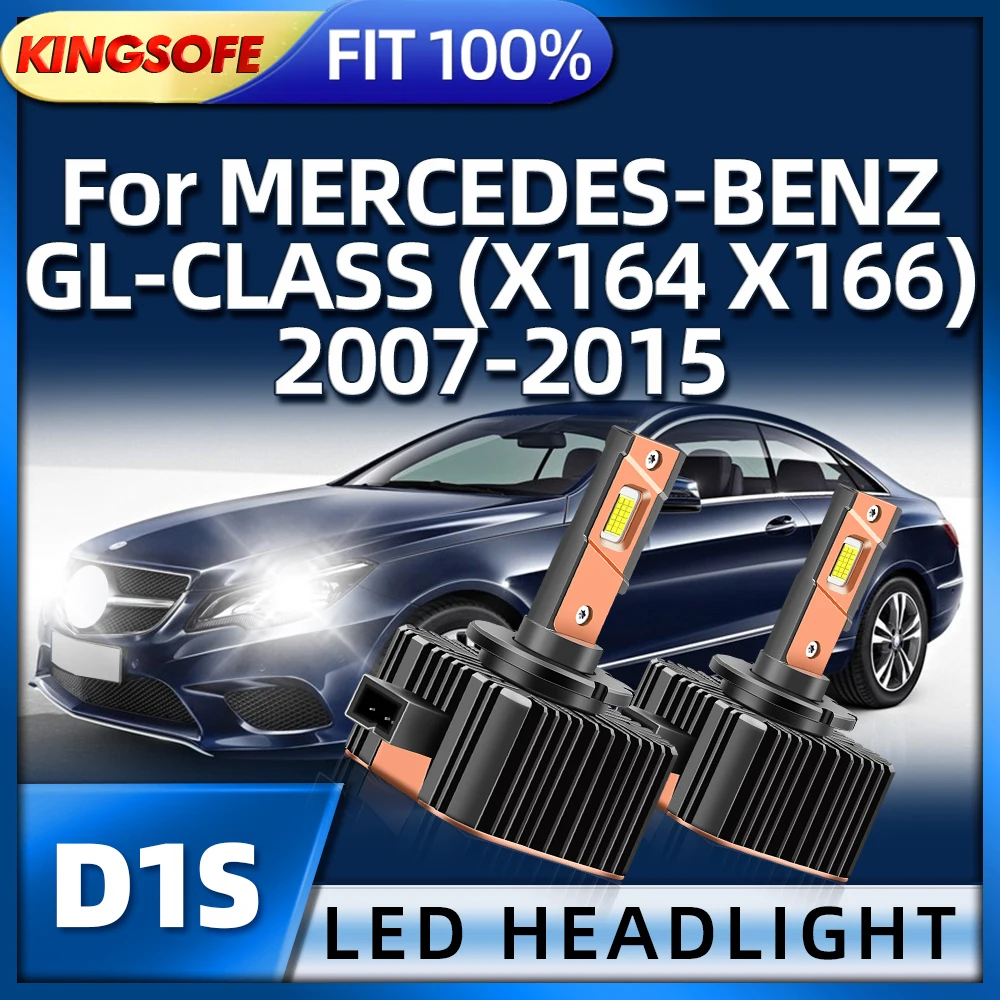 

KINGSOFE D1S LED Car Headlights HID Bulbs 30000LM Lamp For MERCEDES-BENZ GL-CLASS X164 X166 2007 2008 2009 2010 2011 2012-2015