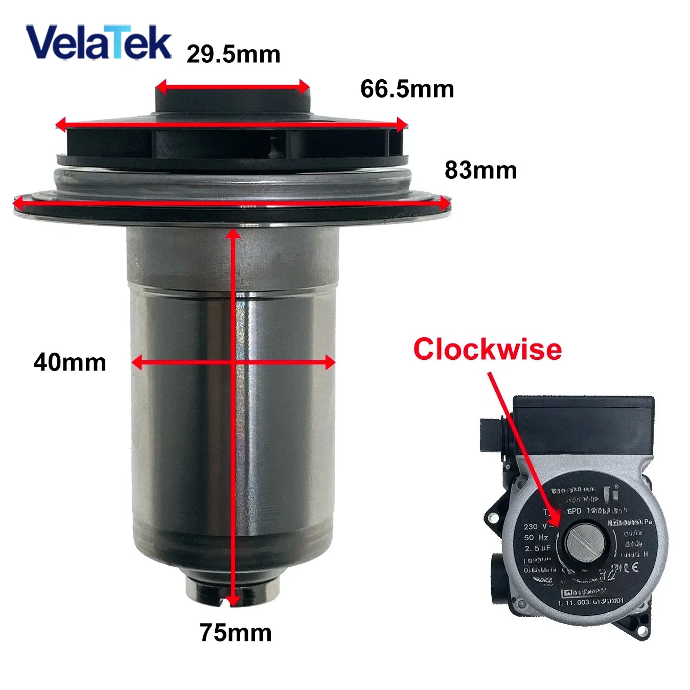 rotor-de-moteur-de-pompe-de-circulation-d'eau-gpd15-5-z151-pour-ariston-65153611-cares-xc-hs-xc-egis-xc