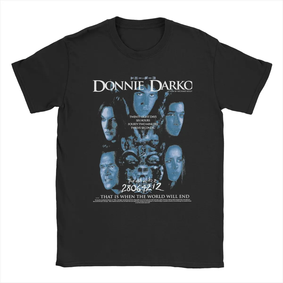 Donnie Darko That Is When The World Will End T-Shirt Men Funny Pure Cotton Tee Shirt Short Sleeve T Shirts Summer Tops