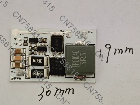 

default 15A, can be changed to 8A, 12A, 20A，Laser constant current driver board LED headlight driver board