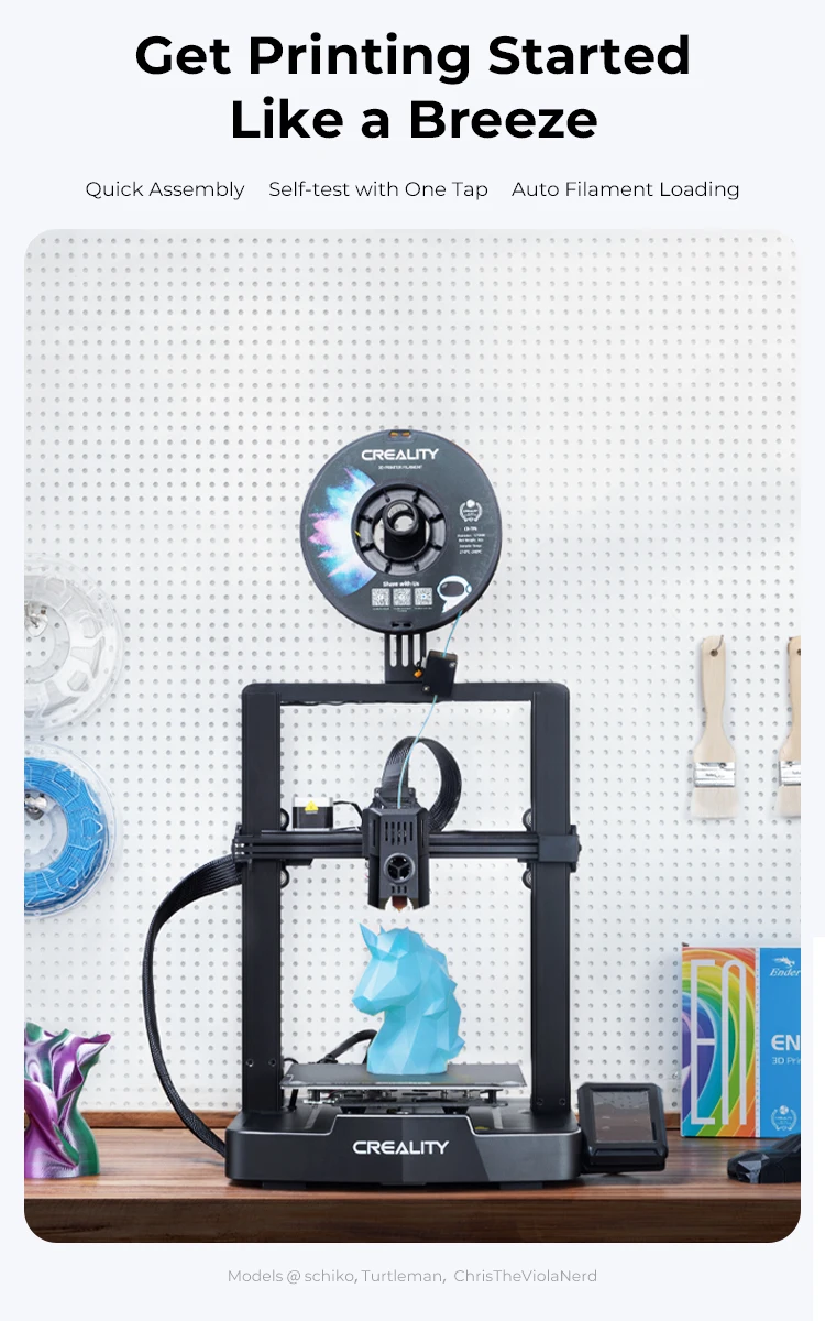 Creality 新しい Ender-3 V3 KE 3D プリンタ 500mm/s 高速印刷速度スマート Creality OS X 軸リニア  レール ダブル ファン スマート Ul 60W - AliExpress