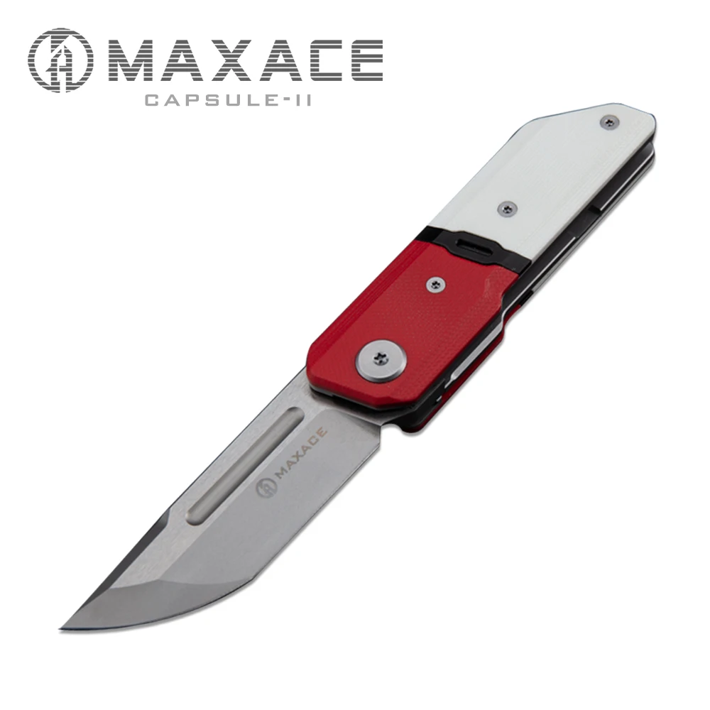 Maxace Capsule-II Folding knife pocket knife camping portable outdoor fruit knife Survival Self-defense Collection And Gift
