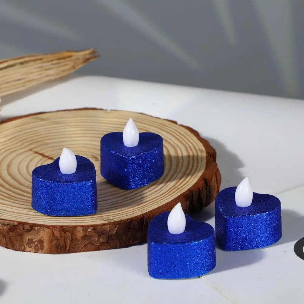 Flameless LED Tea Light Candles, Realistic Flickering Wicks, Bateria, Decoração do lar