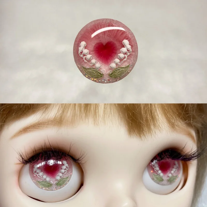 Eyes For Toys BJD Blythe Doll Accessories Sparkling Drop Glue Cute Eye Piece Eyes For Dolls Crafts For BJD Dolls Pieces