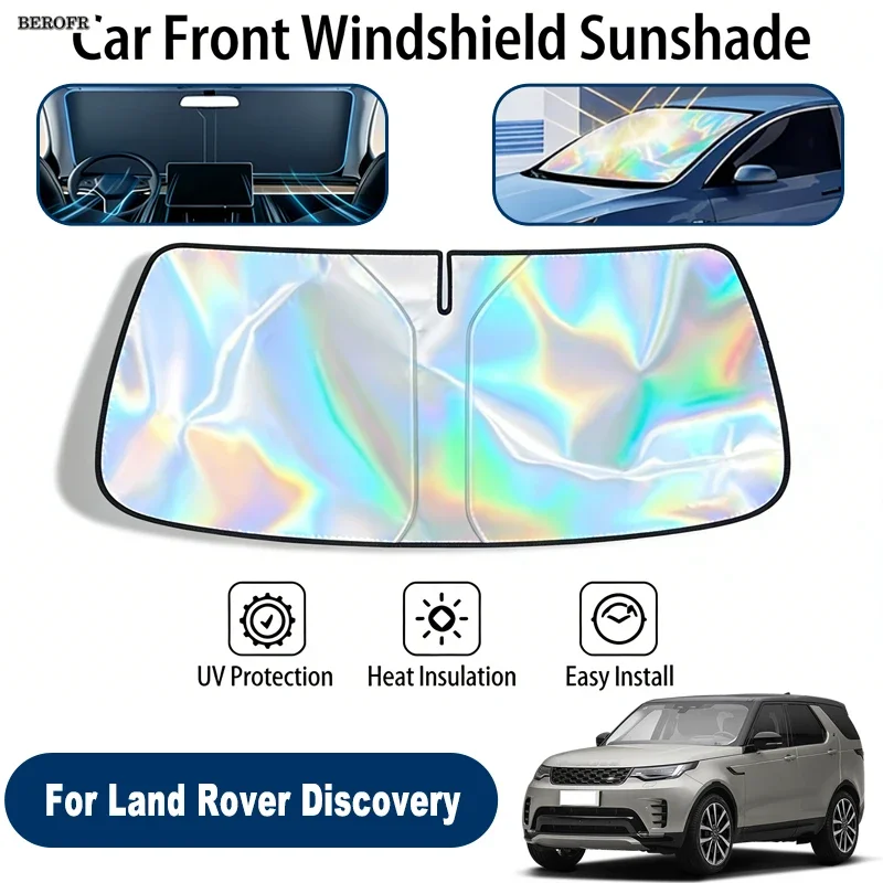 Windshield Sun Shade For Land Rover Discovery Foldable UV Reflective Front Window Sun Protection Cover Accessories