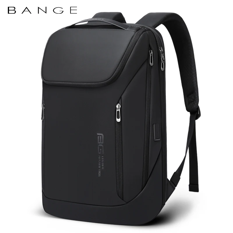 High quality Slim Laptop Backpack Men 15.6 inch Office Work Men Backpack Business Bag Unisex Black Male Backpack