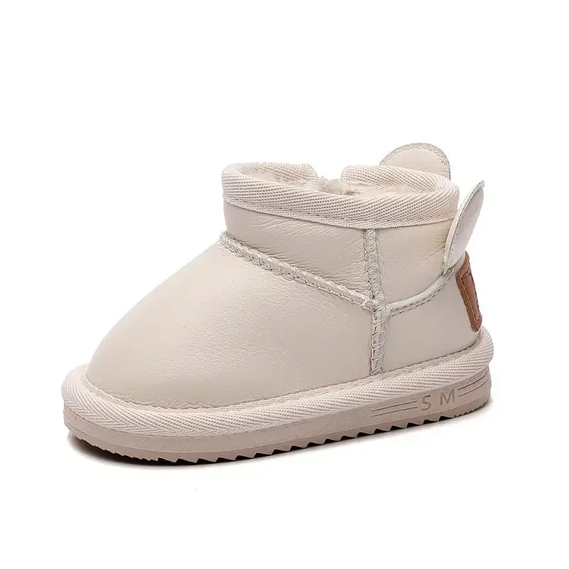 1-7Y Winter New Boots for Kids Plus Velvet Thick Breathable Warmth Baby Boots Non-slip Soft Toddler Shoes Boots for Kids