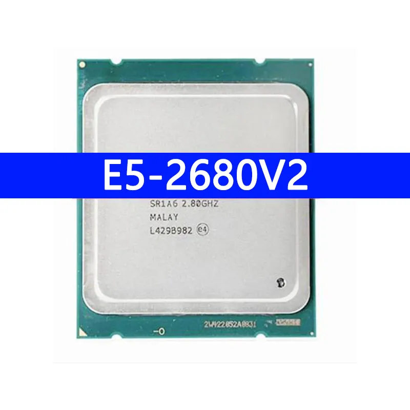 E5-2680V2 CPU E5 2680 V2 2.8 GHz SR1A6 Ten-Core Twenty-Thread CPU Processor 25M 115W LGA 2011