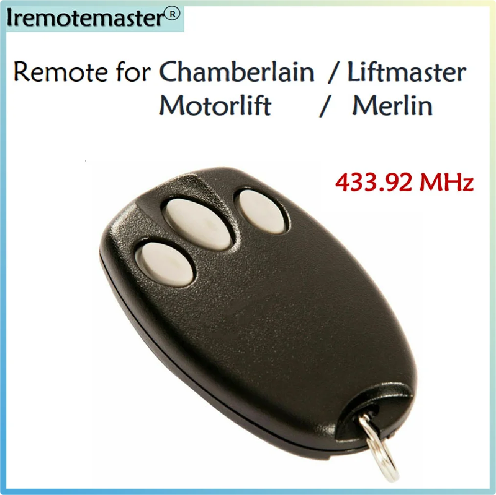 Hand Transmitter 433MHz for LIFTMASTER  Chamberlain Motorlift Merlin+ C945 94335E 9747E 1A5478 garage door remote control