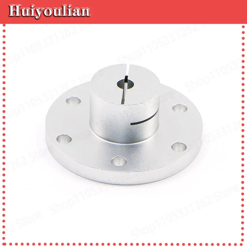 Industrial High Precision 6061 Aluminum Mecanum Omni Wheel Flange Coupling Optional Bore Keyway Clamping Robot Parts