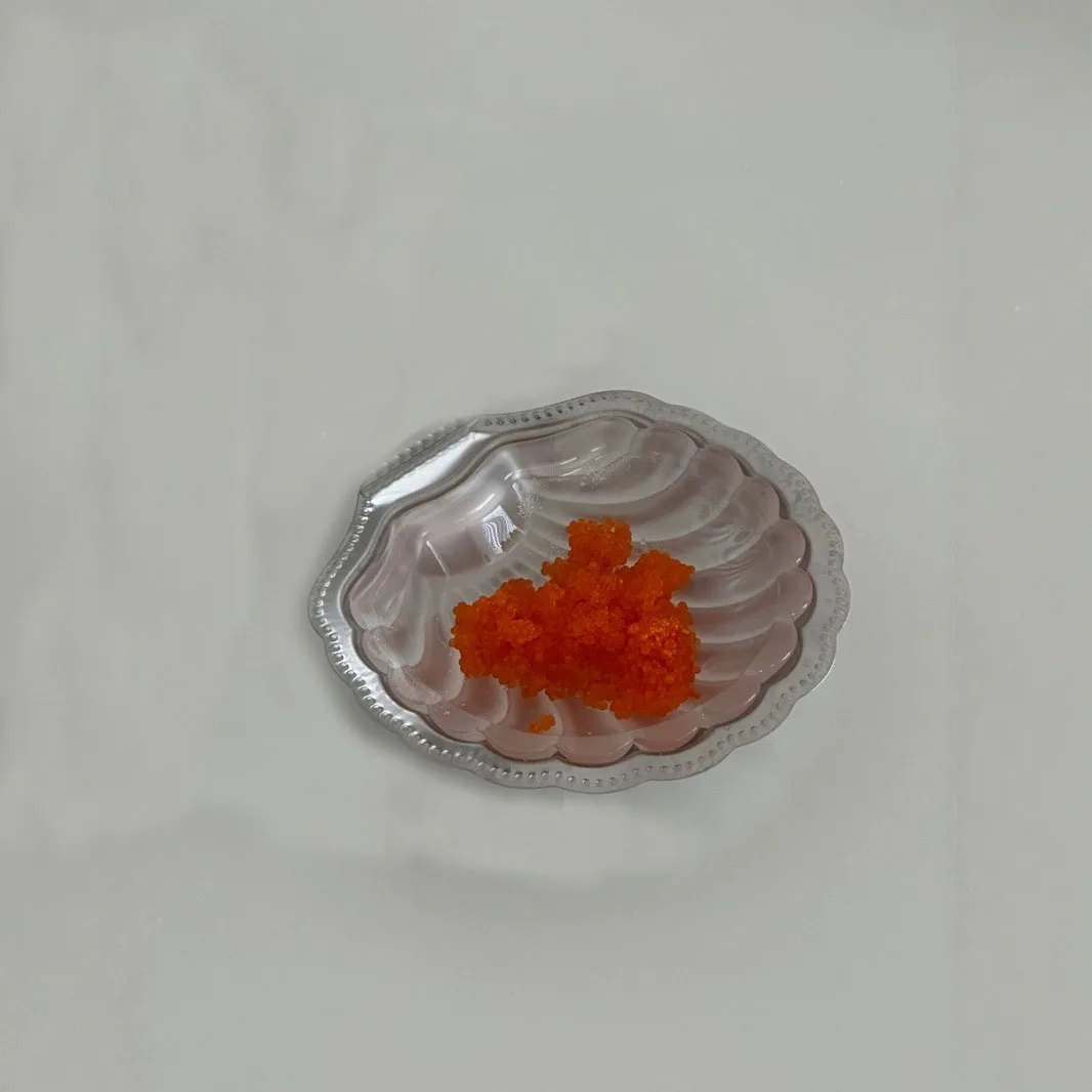 Glass Shell Glass Dish Mini Dish Cheese Dessert Cakes Plate Jewelry Storage Tray Simple New Style Plate