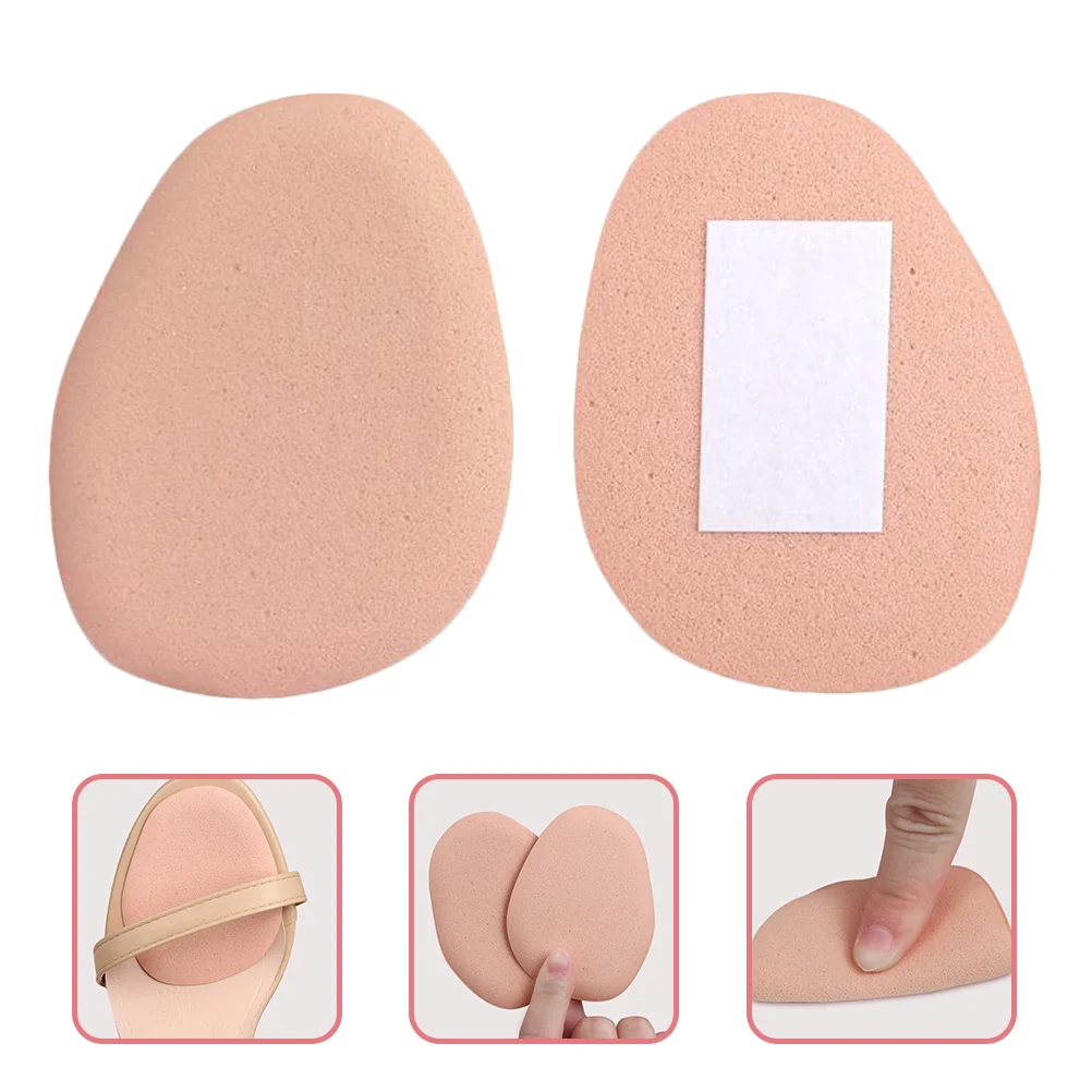 

5 Pairs Forefoot Pad High Heels Insert Comfortable Cushion Inserts Shoe Tongue Gel Metatarsal Pads Cloth