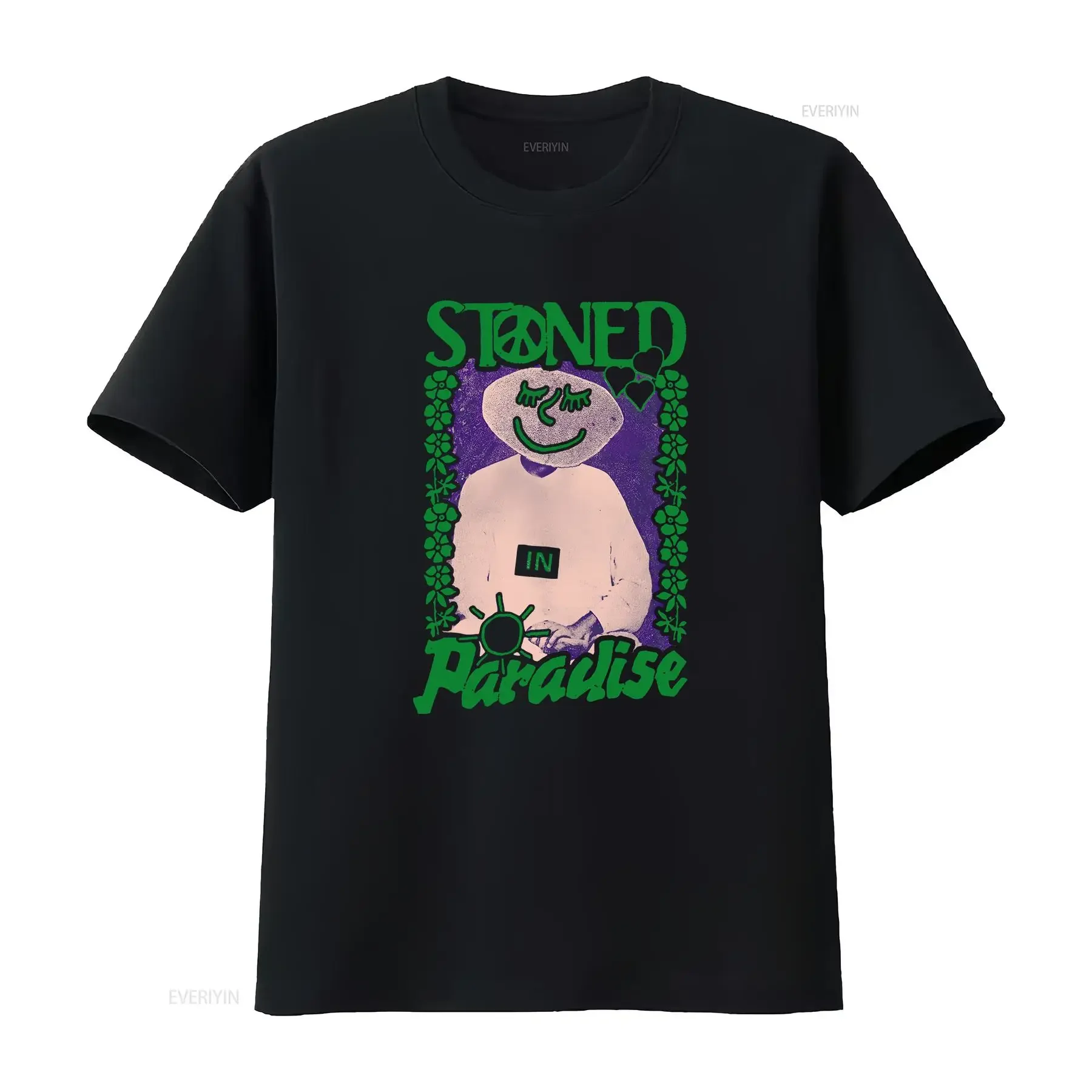 Milky Chance Stoned in Paradise T Shirt Size Large White Rock Band vintage Washed Unisex Comfortable graphic homme streetwear