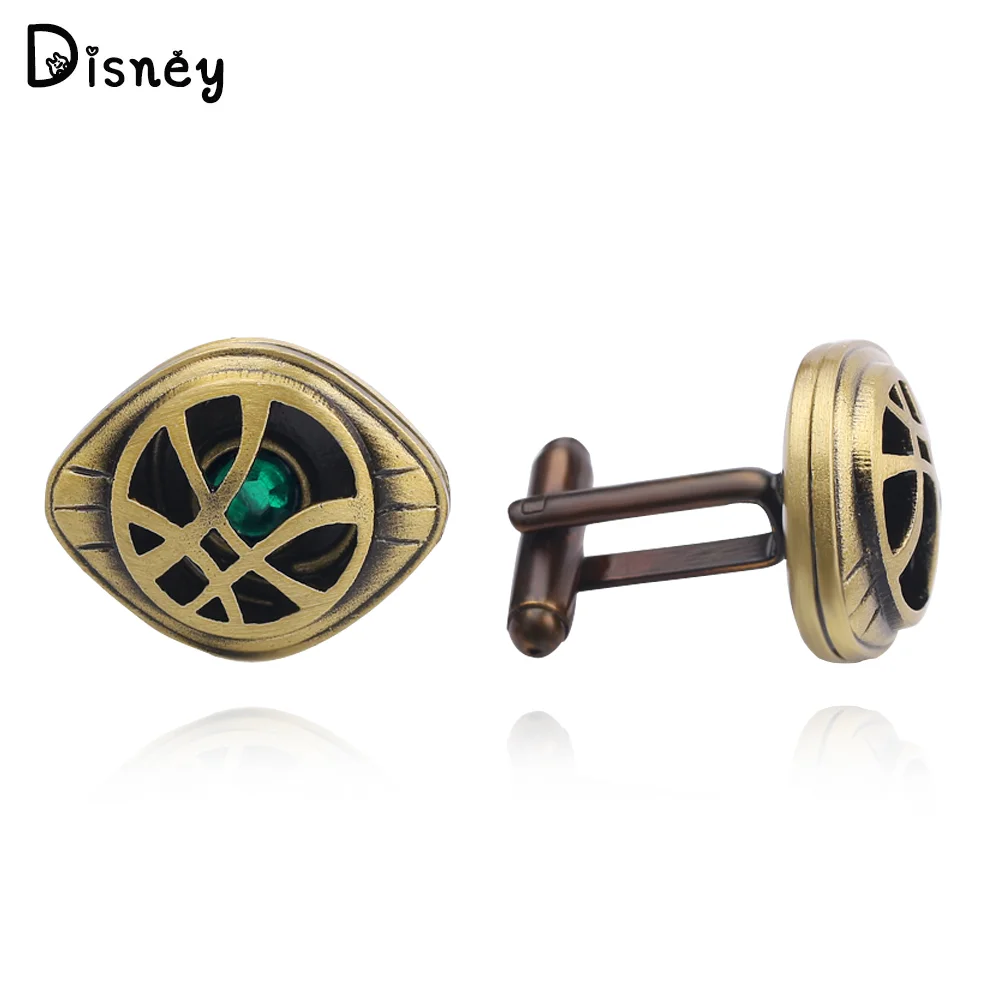 Marvel Superhero Doctor Strange Eye Of Agamotto Cufflink Movie Avengers Trendy Vintage Men Shirt Cufflinks Jewelry Accessories