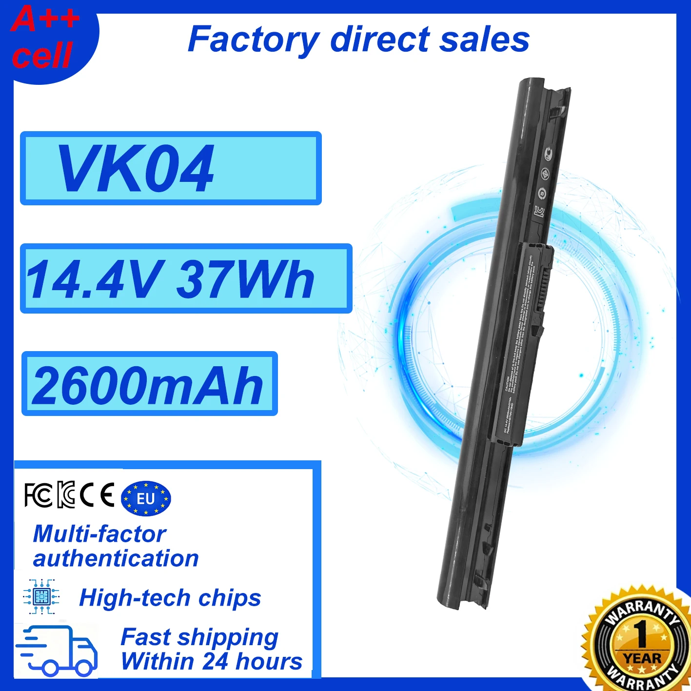 VK04 Laptop Battery For HP 15-B119WM 14-B015DX 14-B019US Spare 694864-851 695192-001 Pavilion Sleekbook Ultrabook14-b00015-b000