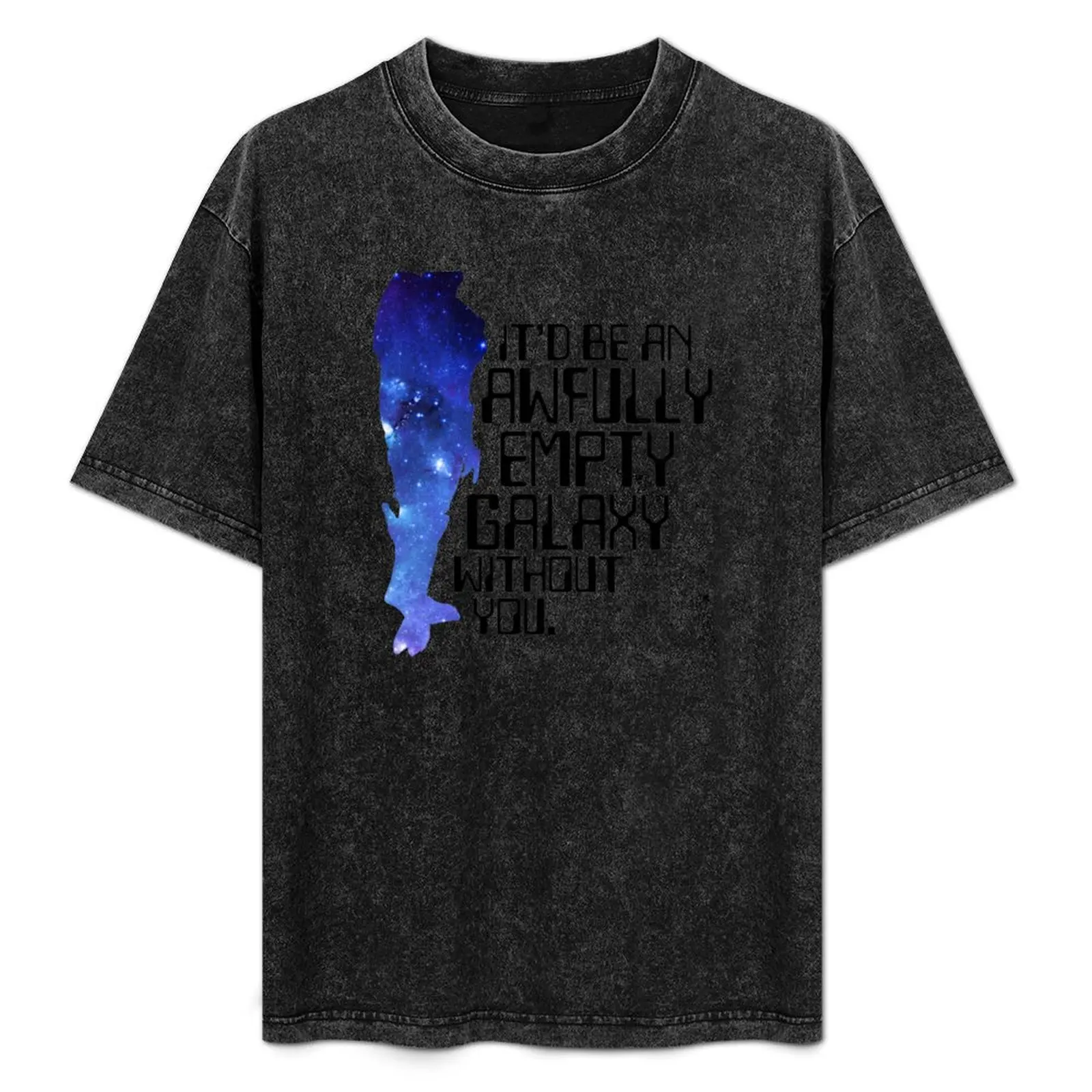 

Awfully Empty Galaxy T-Shirt Casual Light Summer Short Sleeve Top