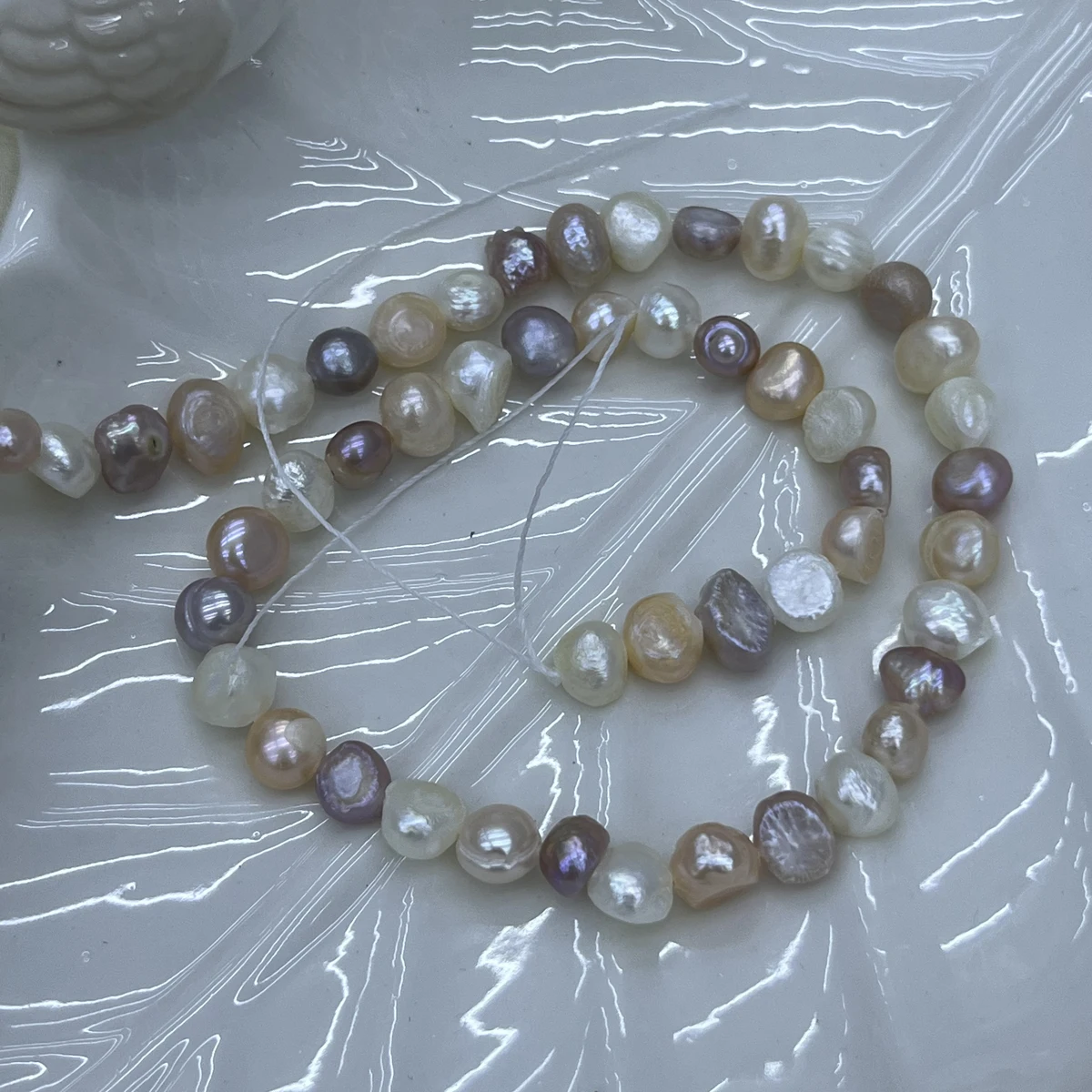 

7-8mm Natural Freshwater Mixed Colors Irregular Pearl Isolated Bead Jewelry Make DIY Necklace Bracelet Accessories Women Wedding