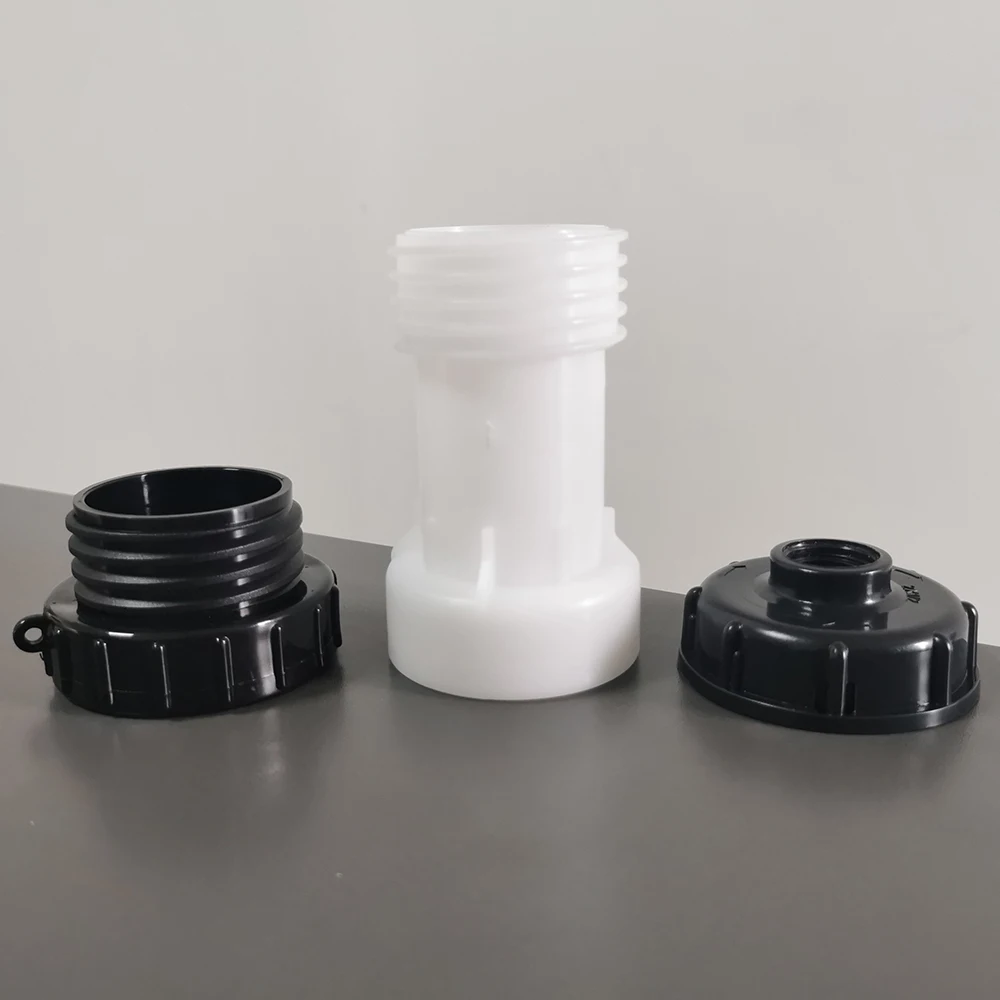 1 Set 3Pcs IBC S60 * 6 Extension Tube Adapter Kit Internal and external thread adapter Water tank accessory joint