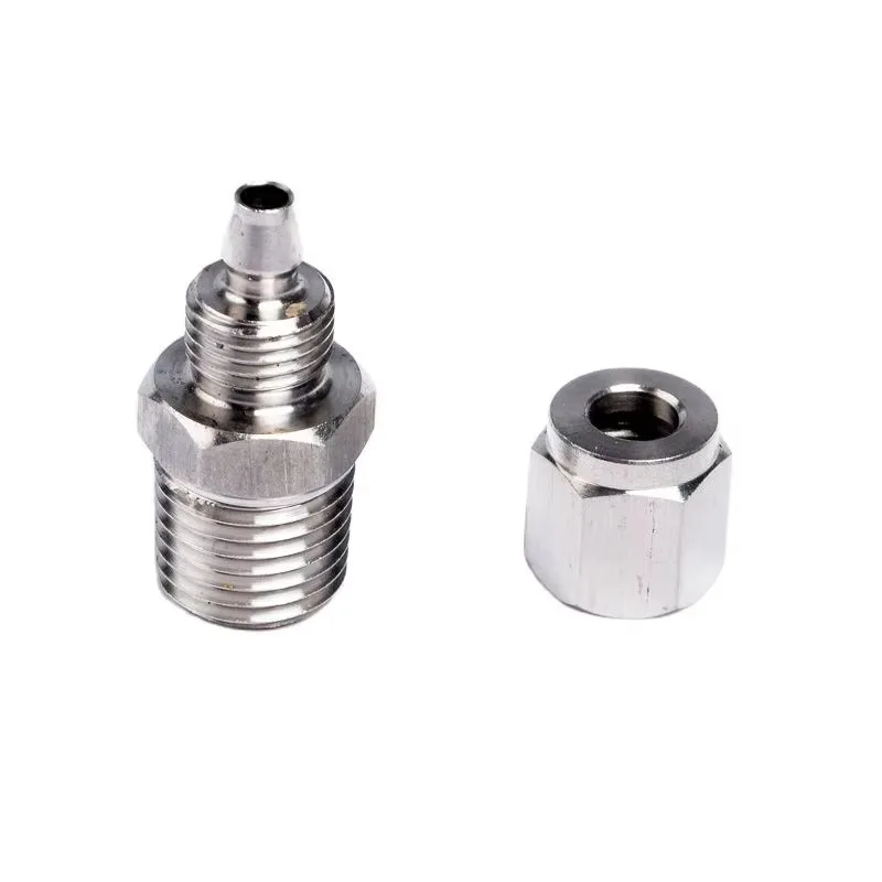 304 Stainless Steel Straight Tube Fitting 1/4