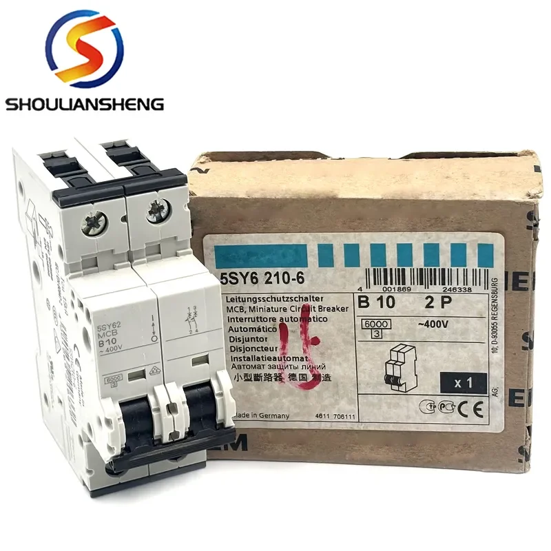 Brand-new SIEM Original PLC Controller for 5SY6210-6 Miniature Circuit Breakers PLC Programming Automation Industrial Use