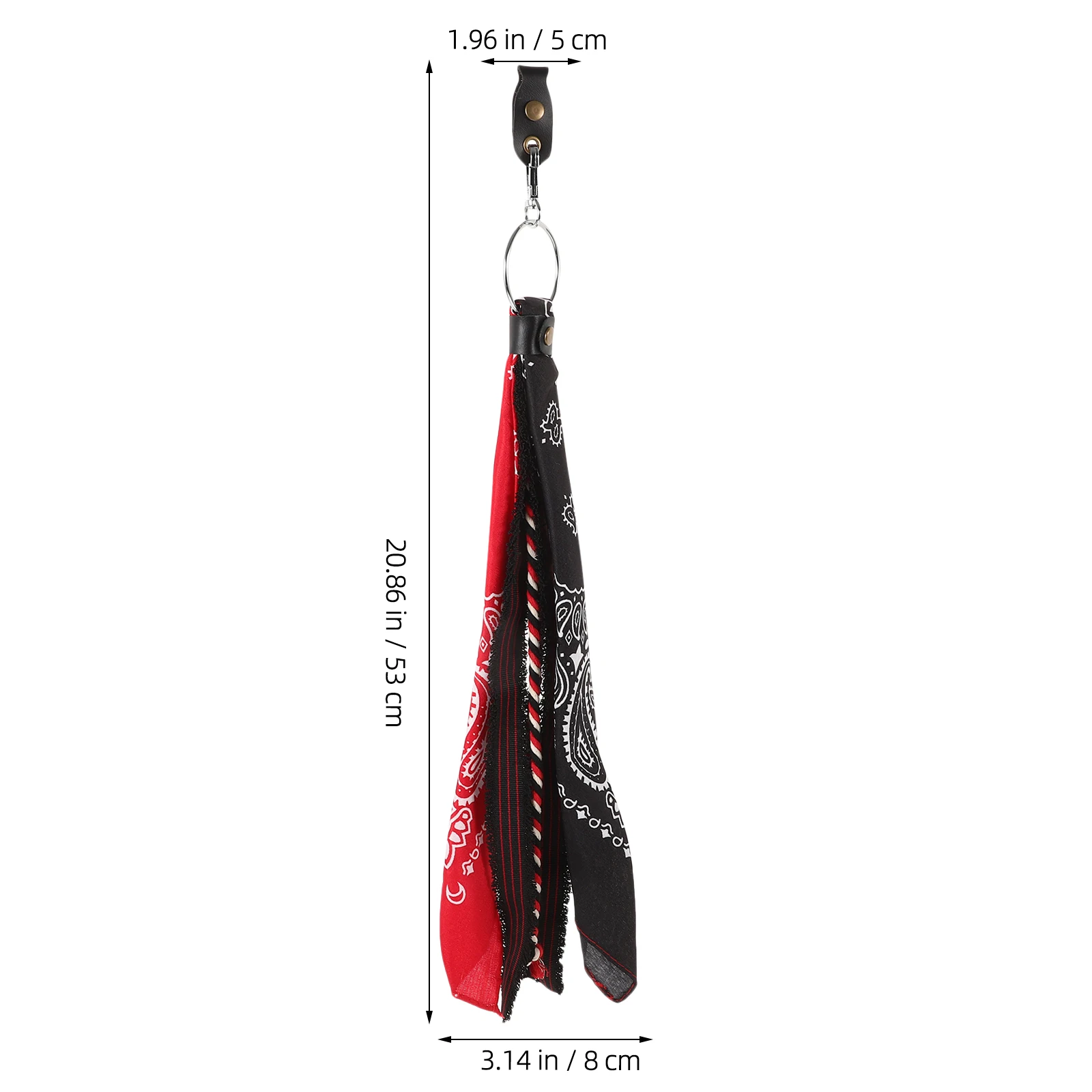 

Motorcycle Handlebar Ribbons Bike Streamers Black Vintage Decorations Easy Installation Accessories