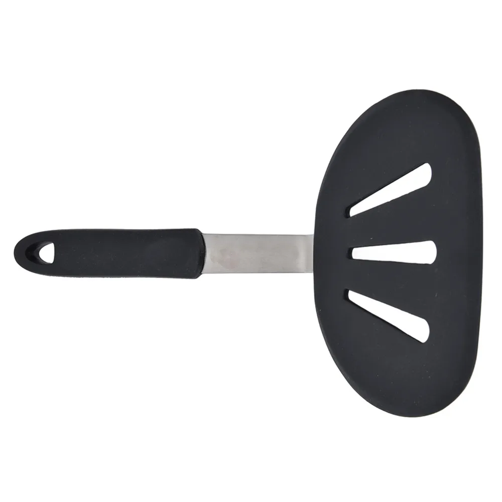 Kitchen Utensil Flexible Pancake Spatula Wide Round Heat Resistance Silicone Spatula 5.9inch Good Grips Egg Turner Eggs Omelets