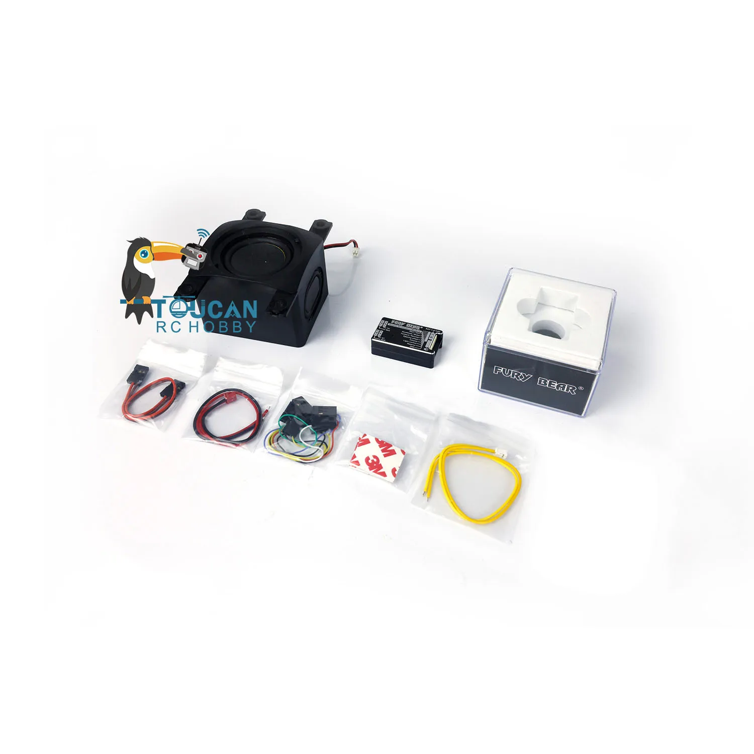 

Звуковая система Fury Bear для 1/14 LESU Tamiyaya R730 RC тягач с дистанционным управлением автозапчасти игрушки для мальчика TH20394-SMT5