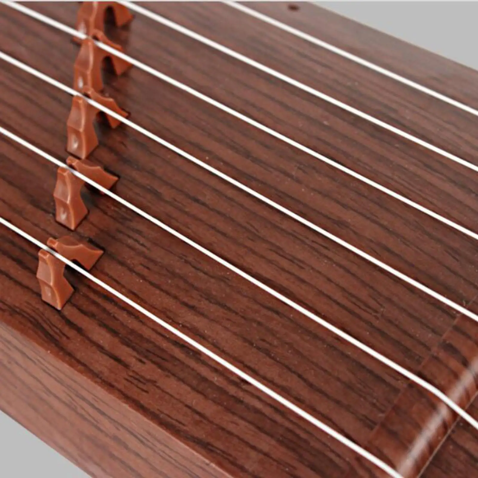 Travel Sized Guzheng Toy PVC Stringed Musical Instrument Miniature Zither for Children Practice Beginners Learning