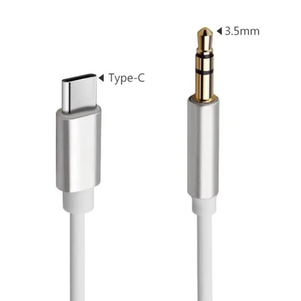 USB Type C To 3.5mm Jack TRRS/TRS AUX Cable For iPhone 17 18 Samsung Xiaomi Connector Headphone 3/4 Pole Audio Wire 0.2m-3m Hifi