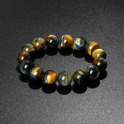 Lightning 5A+ Dream Tiger Eye Bracelets Men 6-14mm Natural Energy Stone Beads Reiki Healing Bracelets for Women Jewelry Pulseras