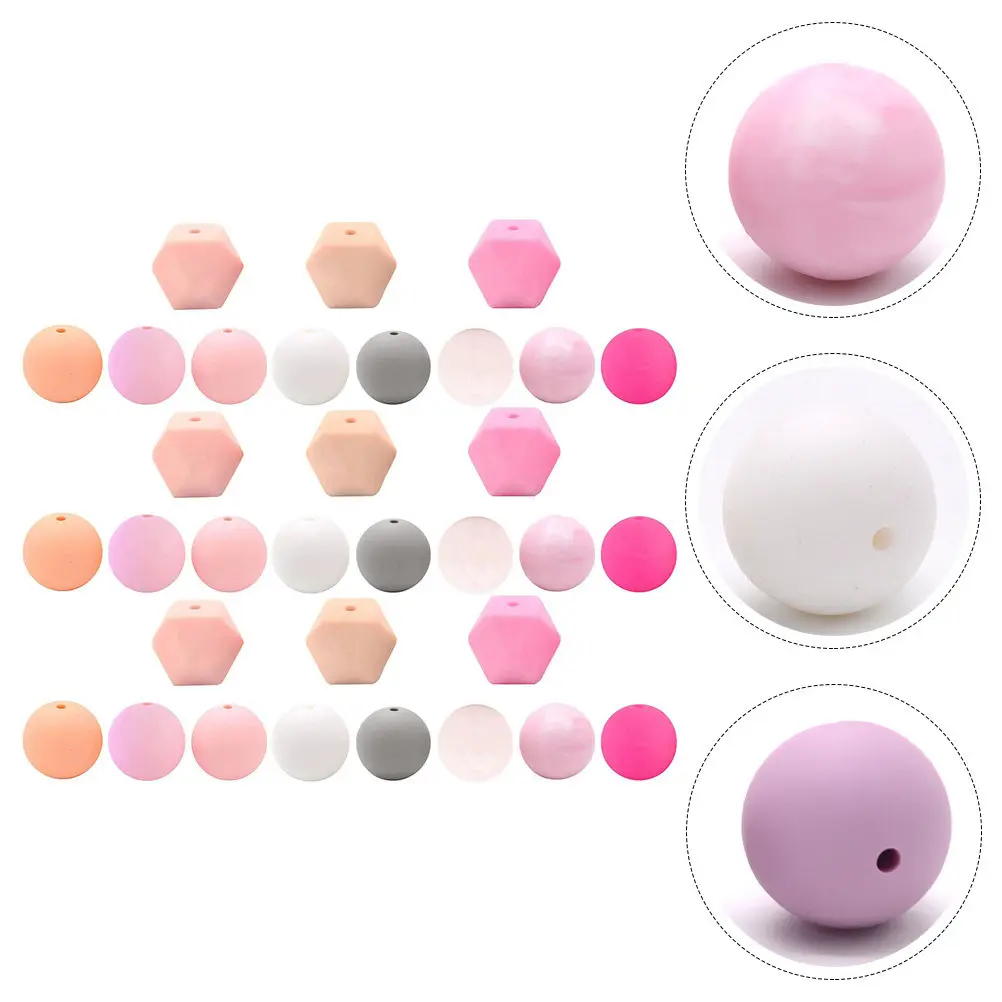 

95 шт. силиконовых бусин в форме ананаса, разноцветные, из безопасного материала премиум-класса, для изготовления украшений своими руками, рассыпные бусины для браслетов, поделок и аксессуаров