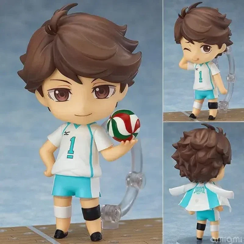 Новый 10 см аниме Haikyuu Oikawa Tooru Q версия шарнирные сменные фигурки ПВХ модель статуя декор стола кукла игрушка подарки в коробке