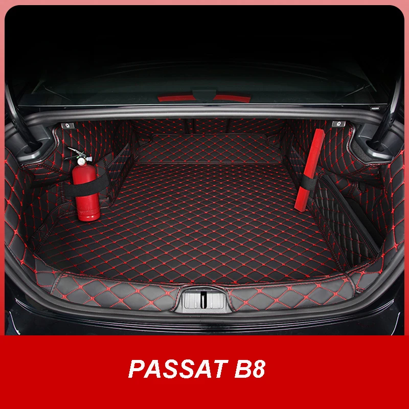 

Leather Car Trunk Mats For VW Volkswagen Passat B8 Cargo Liner Accesorios Para Auto Alfombrillas Coche Tapetes Para Carro