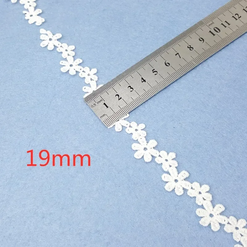 10 Yards Polyester Embroidery French Lace Ribbon Fabric Guipure Diy Clothing Lace Ribbon Trims Warp Knitting Sewing Accessories