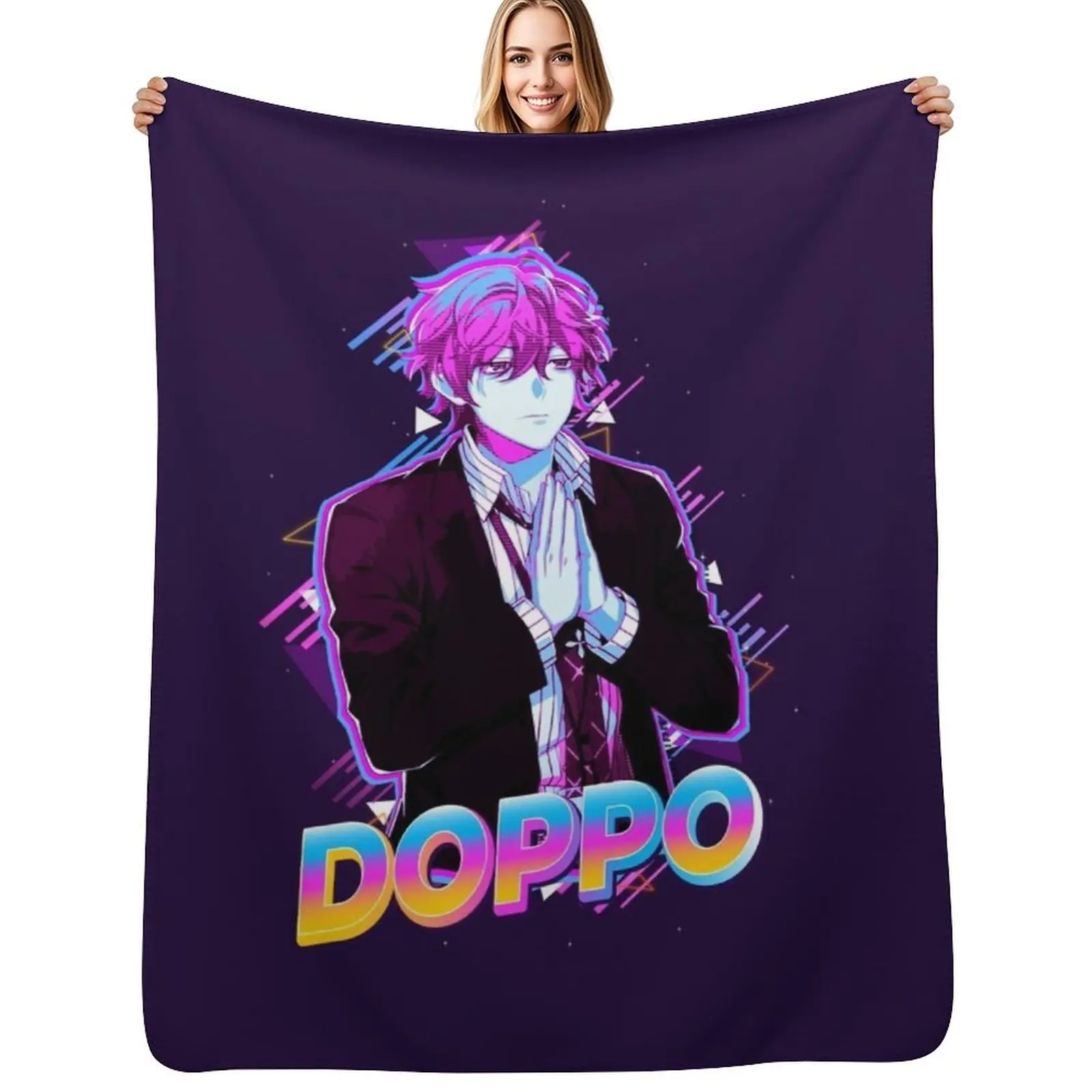 Doppo Kannonzaka Hypnosis Mic Throw Blanket Large heavy to sleep christmas gifts Fashion Sofas Bed linens Furrys Blankets