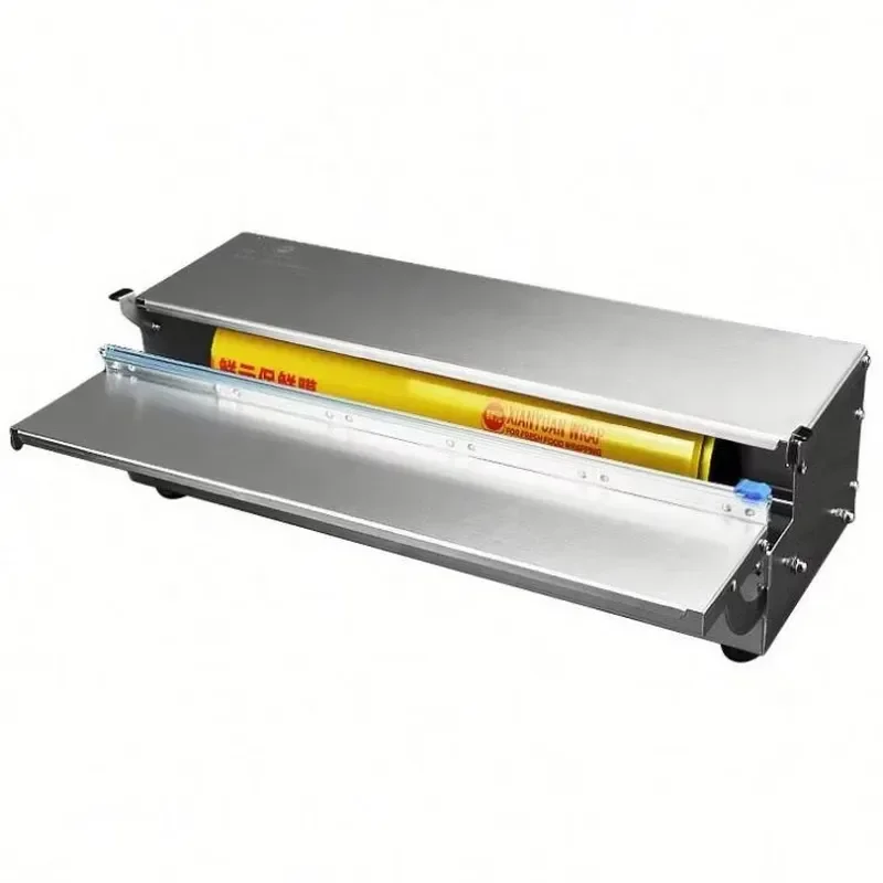 Wrapping Machine High Efficiency Vegetable Food Meat Fish Manual Hand Plastic Cling Film Tray Stainless