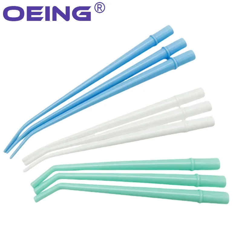 25Pcs/Bag Dental Tube Elbow Saliva Ejector Suction Tube Disposable Dentisty Surgical Aspirator Dentist Tools