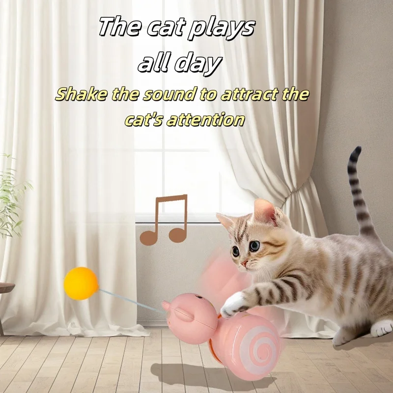 

Cat Toys Tumbler Cat Self-entertainment Cat Stick Cat Pet Supplies Gravity Toys Kitten Toys