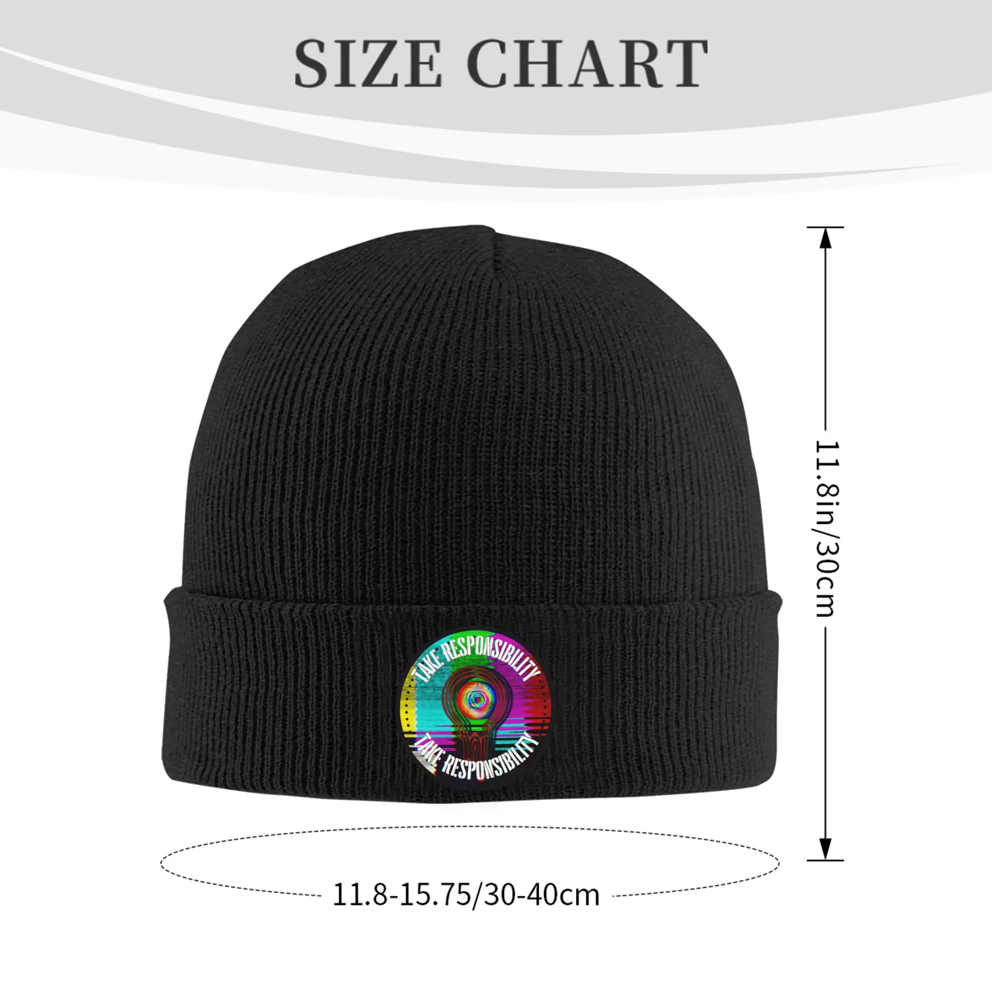 TAKE RESPONSIBILITY - Mouthwashing Hat Autumn Winter Beanies Street  Cap Unisex Acrylic Skullcap