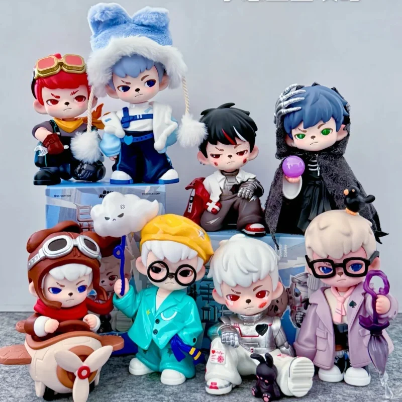 

New Tntspace Rayan V6 Otherworld Series Blind Box Cute Cool Boy Figure Desktop Ornament Collectible Trendy Art Model Gift
