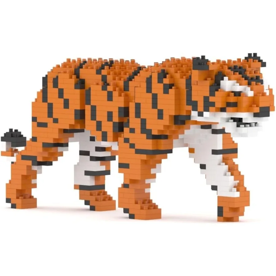 

Tiger 01S Animal Plastic Building Blocks for Creative Construction and Educational Play Ideal for Ages 14+ Enhances Spatial Rea