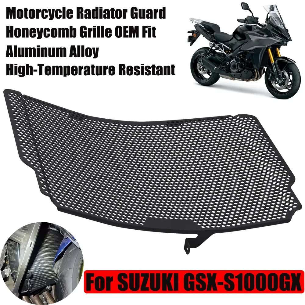 

For SUZUKI GSX-S1000GX Motorcycle Radiator Guard Honeycomb Grille OEM Fit Aluminum Alloy High-Temperature Resistant