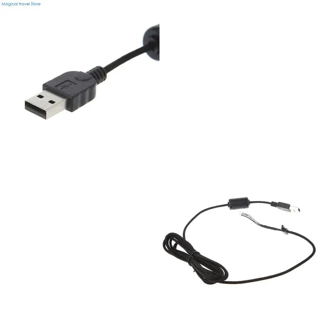 N2UB G9X Gaming Computer Mouse USB Cable Replacement Part Durable Wear Resist Nylon Braided Mouse Cable