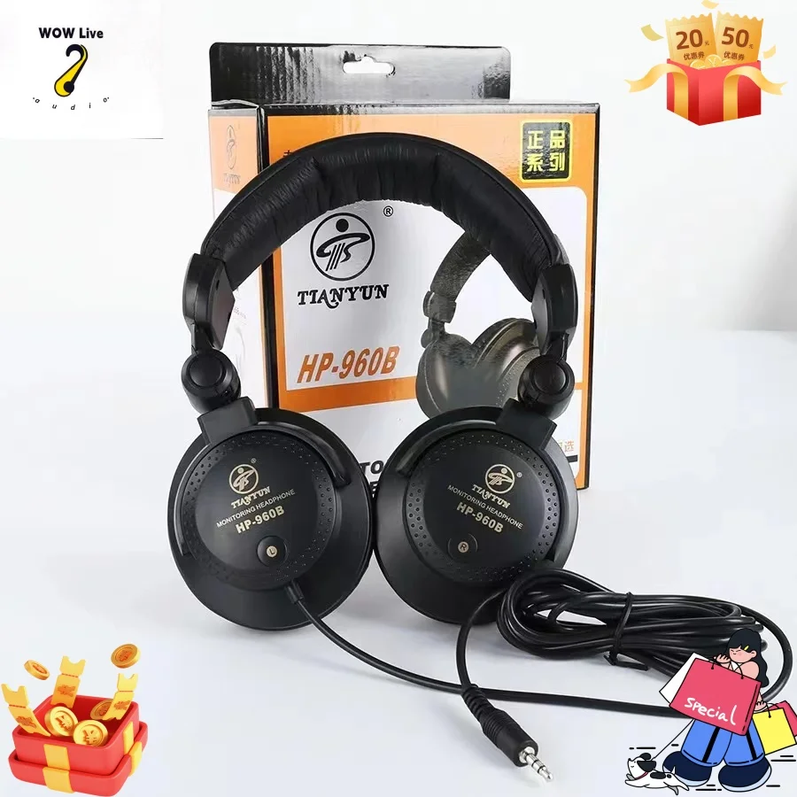 New ISK HP-960B headband headphone auriculares studio monitor dynamic stereo DJ headphones HD headset noise isolating earphone