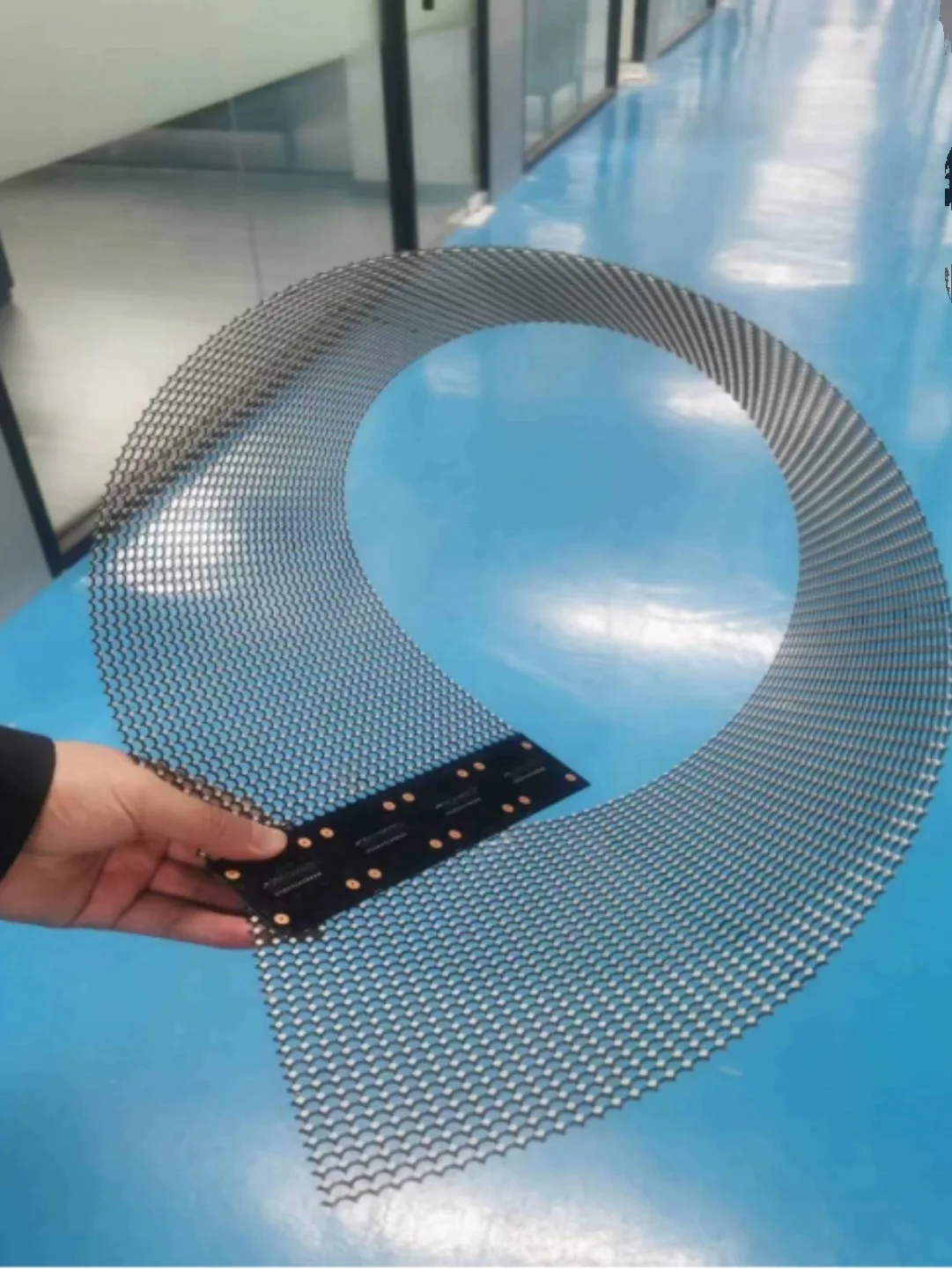 Pantalla LED transparente P3.91