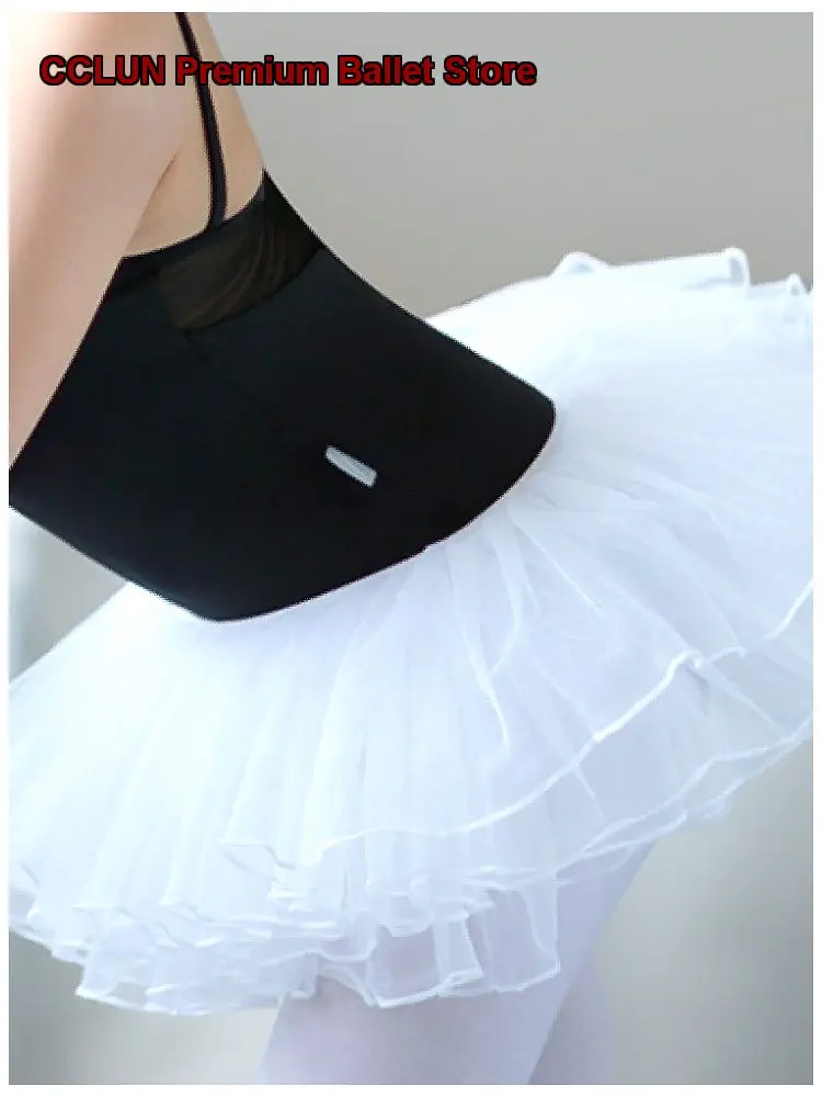 girls'-children's-dance-practice-leotard-tutu-pink-white-half-skirt-kids