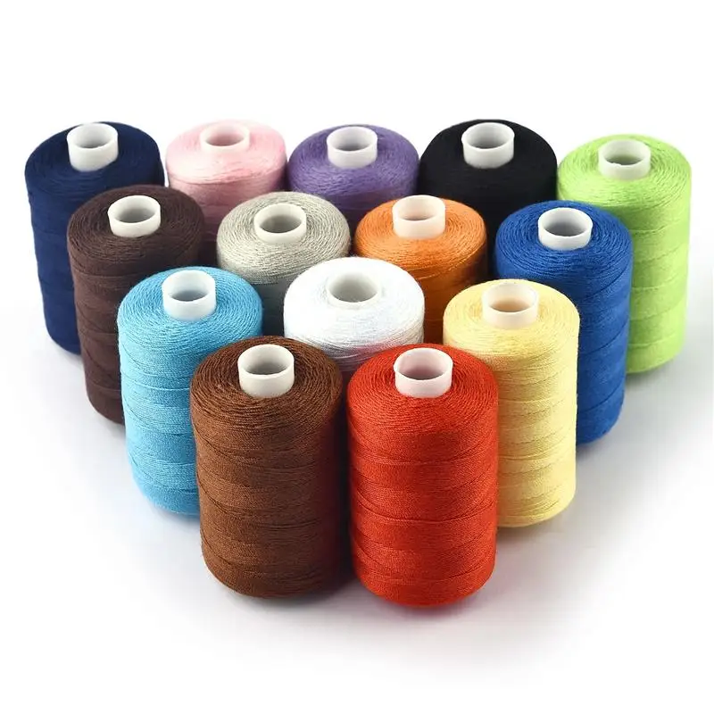 100% Polyester Sewing Thread For Jeans Quilt 300 Meters/Spool For Hand Sewing Thick Thread Durable 203 Thick 100/300 Meters