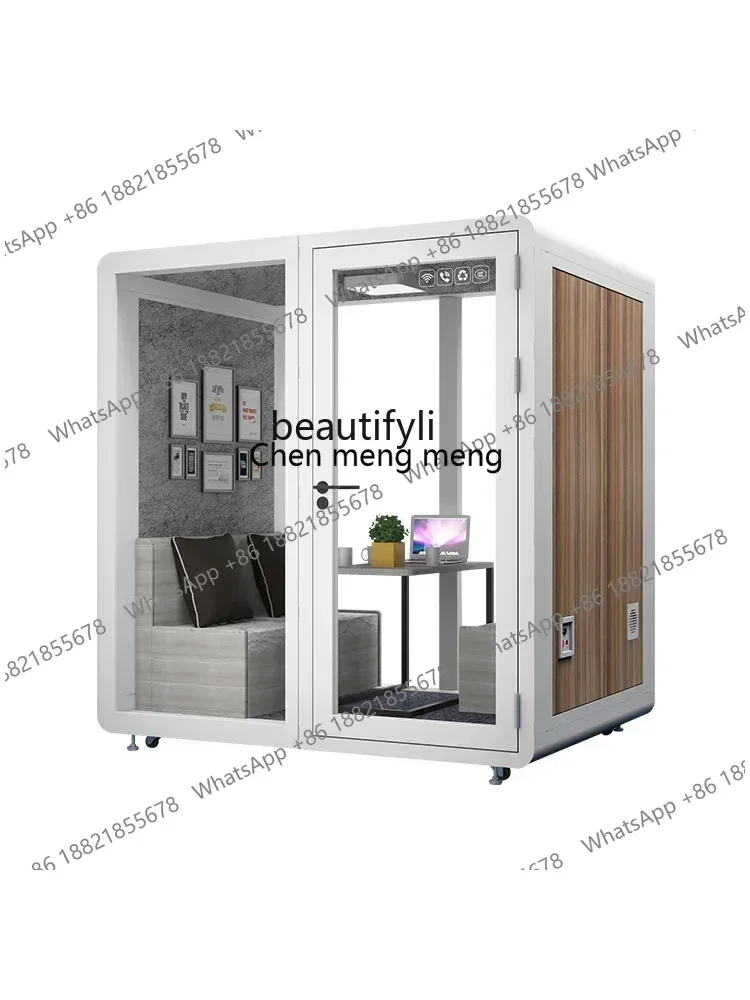 new Mobile Soundproof Room Home Karaoke Cabin Recording Studio Indoor Telephone Booth Piano Sleep Mute WarehouseSS 8617 ss 8617